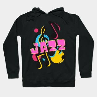 Jazz Music Funk Soul Musician Pop Art Hoodie